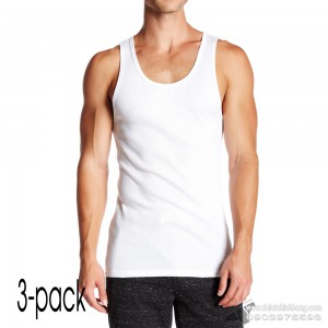 Áo lót nam Calvin Klein NP2207O Scoop Neck Muscle Tank 3-pack White